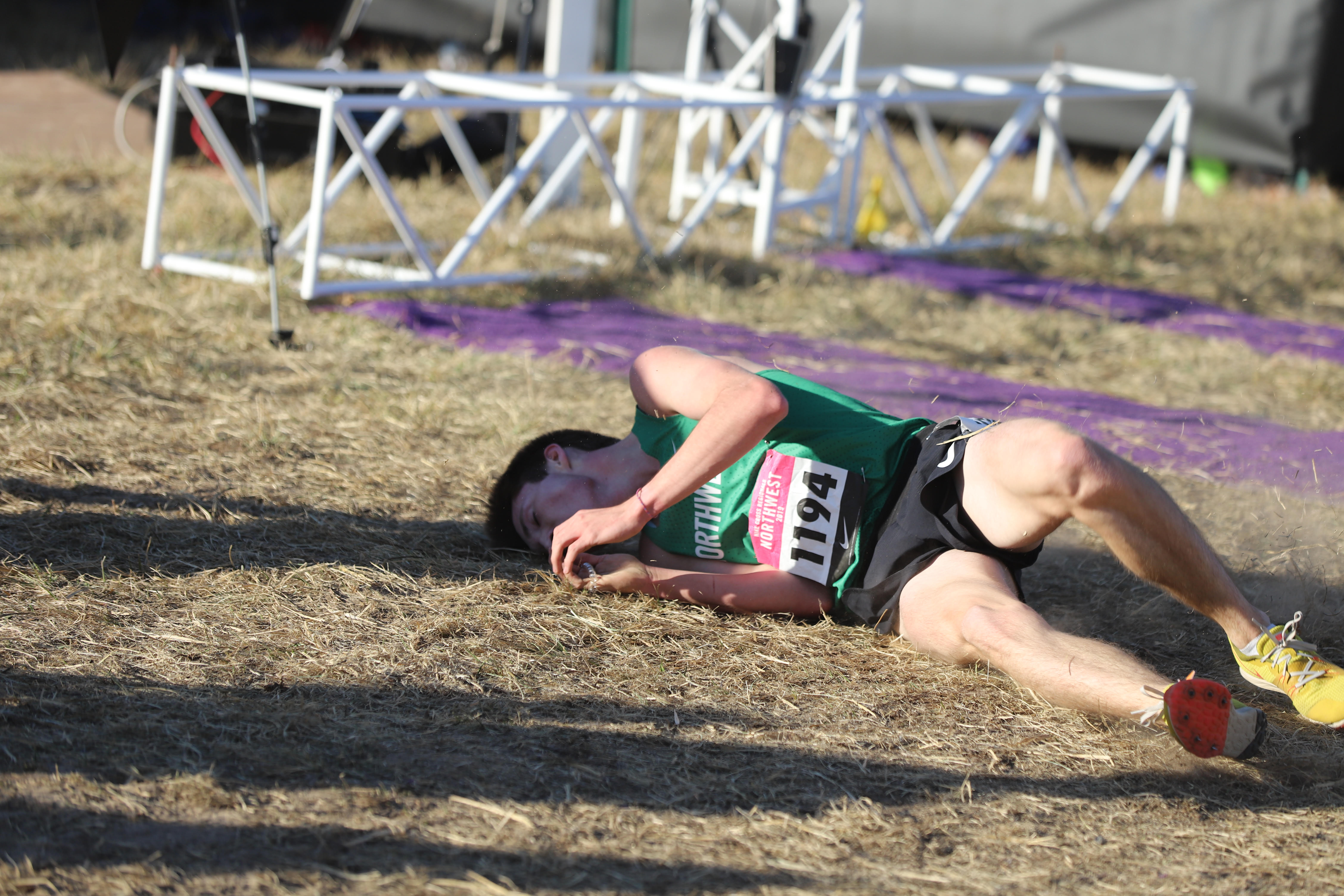 Photo by Josh Ornelas/MileSplit Utah -- This image was from Green’s runner-up finish at NXR Northwest, nearly two months after his heart scare.